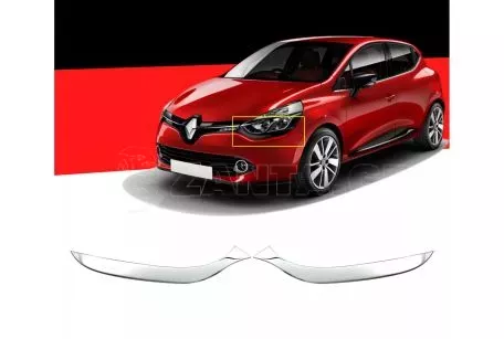 S-DIZAYN ΜΑΣΚΑΚΙΑ ΦΑΝΑΡΙΩΝ ΓΙΑ RENAULT CLIO 5D 2012+  ΚΑΤΩ ΧΡΩΜΙΟ ΜΕΤΑΛΛΙΚΑ 2ΤΕΜ. ΦΡ.7019088/SD 