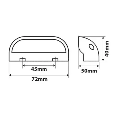 Lampa ΦΩΣ ΜΕ LED 6000K - 10-30V L4150.4 