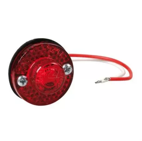 Lampa Φώτα Όγκου Φορτηγού 24V 1 Led 2τεμ Κόκκινα R-14 L9892.7 