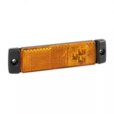 Lampa ΦΩΣ ΘΕΣΕΩΣ ΦΟΡΤΗΓΟΥ 24V 3LED ΠΟΡΤΟΚΑΛΙ 130x30mm 1ΤΕΜ. L9791.6 