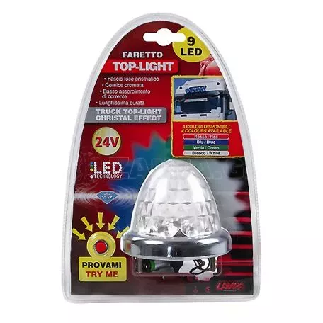 Lampa Φώς Οροφής Φορτηγού με 9LED 24V Λευκό  L9816.4 