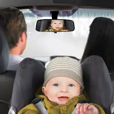 Lampa ΚΑΘΡΕΠΤΗΣ ΓΙΑ ΠΡΟΣΚΕΦΑΛΟ ΚΑΘΙΣΜΑΤΟΣ BACK-SEAT BABY MIRROR ΚΥΡΤΟΣ (290x190 mm) L6557.4 