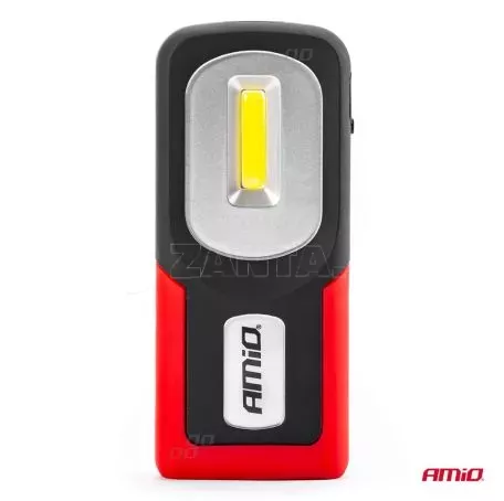 AMIO ΦΑΚΟΣ ΕΡΓΑΣΙΑΣ ΧΕΙΡΟΣ ΜΕ ΓΑΝΤΖΟ/ΜΑΓΝΗΤΗ MICRO USB COB LED 1200mAh 50x31x117mm 02816/AM 