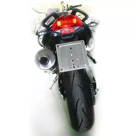 Lampa Bάση Στήριξης Πινακίδας Moto Μεταλλική Xρώμιο  9014.7-LM 