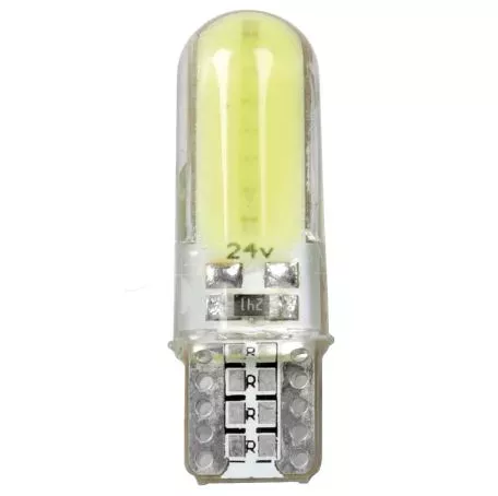 Lampa T10 24-30V W2,1x9,5d MEGA-LED COB 2SMDx12chips 150lm ΛΕΥΚΟ 20ΤΕΜ. L9836.2 