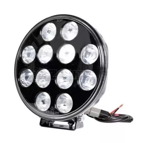 Lampa ΠΡΟΒΟΛΕΑΣ ORION 9>36V 12LED 120W 8.400LM 6.000K 215mm ΜΑΥΡΟΣ ΑΔΙΑΒΡΟΧΟΣ 1ΤΕΜ. L7224.7 