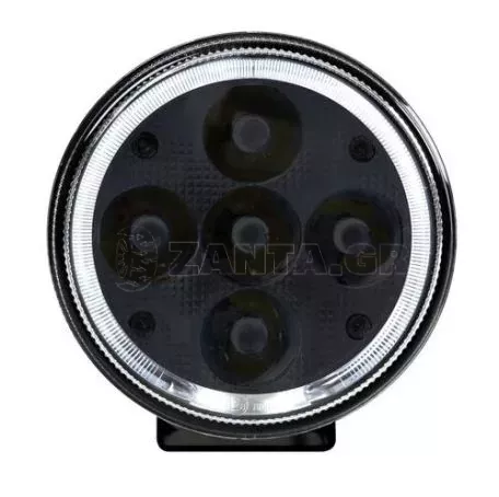 Lampa ΠΡΟΒΟΛΕΑΣ ANGEL-LED 9>36V 7LED 4.800LM 6.500K 150mm 2 ΛΕΙΤΟΥΡΓΙΩΝ ΑΔΙΑΒΡΟΧΟΣ 1ΤΕΜ. L7224.9 