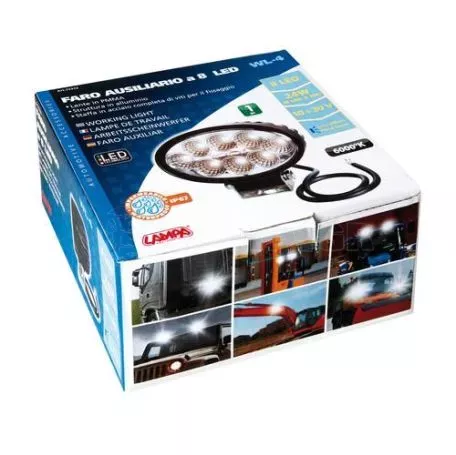 Lampa ΠΡΟΒΟΛΕΑΣ WL-4 24W 1600LM 10/30V 8 LED 10-30V/21W 6.000K (142x120x66mm) ΦΩΣ ΔΙΑΘΛΑΣΗΣ -1ΤΕΜ. L7231.2 