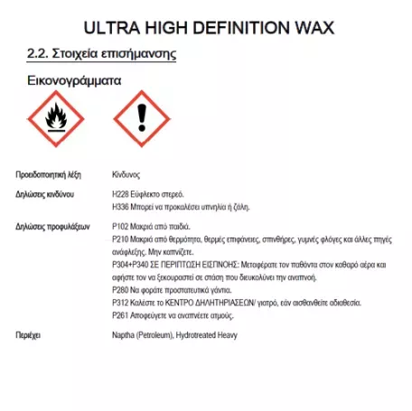 AutoGLym AUTOGLYM ULTRA DEFINITION WAX KIT - KIT ΚΕΡΩΜΑΤΟΣ - 1 Σετ. ΧΜ.AG/UHDWAXKIT 