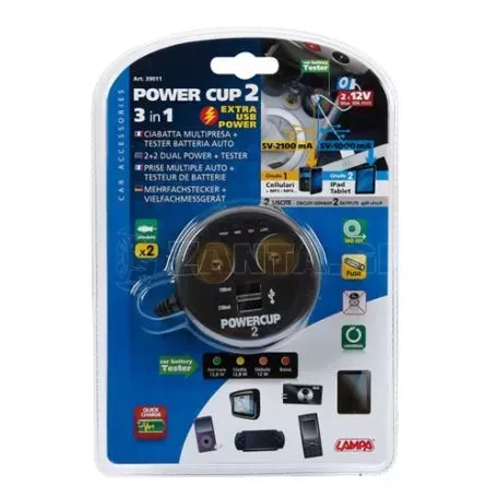 Lampa Αντάπτορας Ανατπήρα PowerCup 2  L3901.1/T 