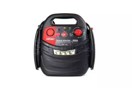 AMIO ΕΚΚΙΝΗΤΗΣ ΜΠΑΤΑΡΙΑΣ STARTER 4 ΣΕ 1 17Ah 12V DC 300A (700A max) 250PSI ΜΕ ΚΟΜΠΡΕΣΕΡ ΑΕΡΑ / ΜΑΝΟΜΕΤΡΟ / 3 LED / 2 ΠΡΙΖΕΣ 12V / 1 ΘΥΡΑ USB 5V 2,1A SENA ΓΙΑ ΒΕΝΖΙΝΗ ΚΑΙ DIESEL AMi 