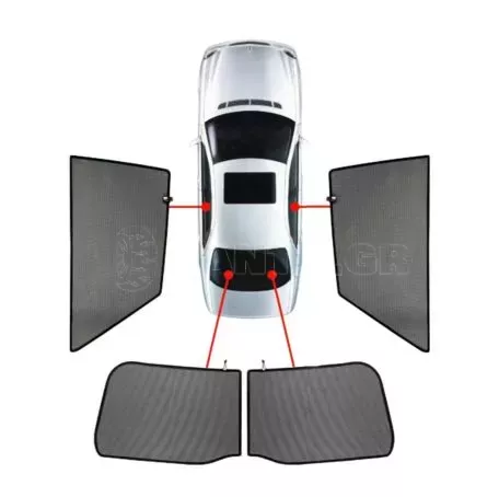 CarShades ΚΟΥΡΤΙΝΑΚΙΑ ΜΑΡΚΕ CAR SHADES ΓΙΑ TOYOTA AYGO 3D 2014>  - 4 ΤΕΜ. PVC.TOY-AYGO-3-B 