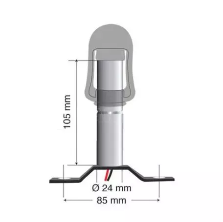 Lampa Βάση Στήριξης Φάρου FIX-3 85mm  L7301.1 