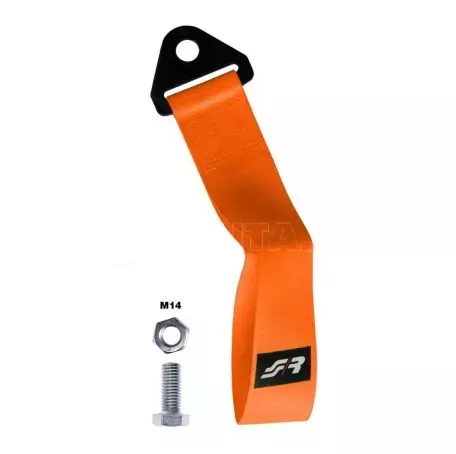 Simoni Racing ΙΜΑΝΤΑΣ ΡΥΜΟΥΛΚΙΣΗΣ TOW STRAP 26cm 3000kg MAX ΠΟΡΤΟΚΑΛΙ SRUTSO 