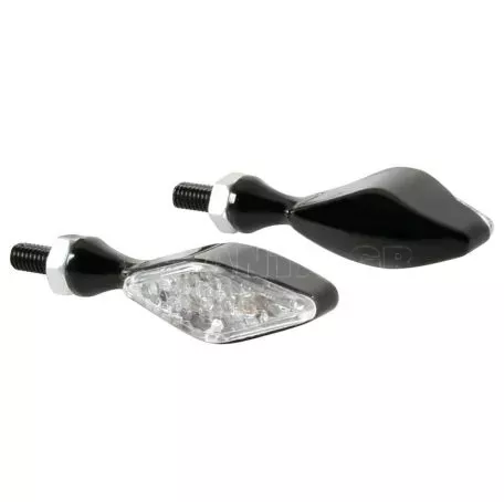 Lampa ΦΛΑΣ ΜΗΧΑΝΗΣ STORM 12V LED (70x20 mm) ΜΑΥΡΟ -2 ΤΕΜ. 9009.6-LM 