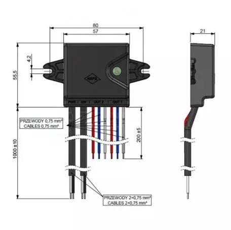 Horpol ΠΛΑΚΕΤΑ ΣΥΓΧΡΟΝΙΣΜΟΥ CONTROL UNIT ΜΕ ΤΗΛΕΧΕΙΡΙΣΜΟ ΓΙΑ ΦΩΤΑ ΠΡΟΕΙΔΟΠΟΙΗΣΗΣ HOR78 HO-SLO2263 