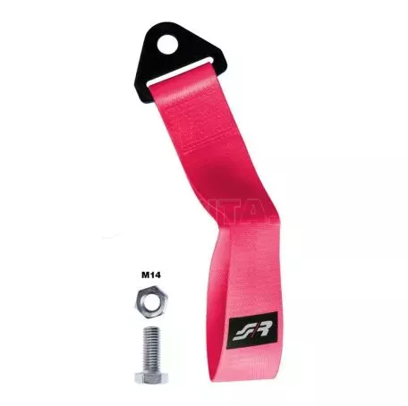 Simoni Racing ΙΜΑΝΤΑΣ ΡΥΜΟΥΛΚΙΣΗΣ TOW STRAP 26cm 3000kg MAX ΡΟΖ SRUTSP 