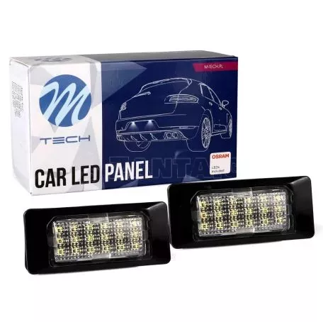 M-tech ΦΩΤΑ ΠΙΝΑΚΙΔΑΣ LED AUDI MTECH - 2 ΤΜΧ. CLP101/MT 