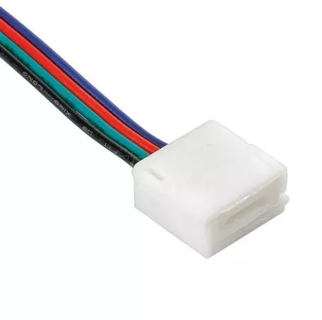 Lampa ΑΝΤΑΛΛΑΚΤΙΚΗ ΦΙΣΑ CONNECT-3 ΜΕ 4PIN 16 cm ΓΙΑ ΤΑΙΝΙΑ RGB ΜΕ ΤΗΛΕΧΕΙΡΙΣΜΟ 3 ΤΕΜ. L7365.0 