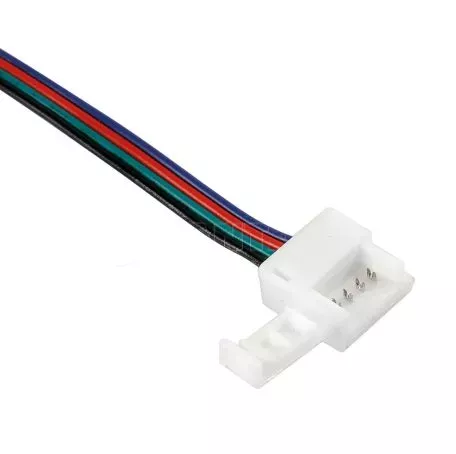 Lampa ΑΝΤΑΛΛΑΚΤΙΚΗ ΦΙΣΑ CONNECT-3 ΜΕ 4PIN 16 cm ΓΙΑ ΤΑΙΝΙΑ RGB ΜΕ ΤΗΛΕΧΕΙΡΙΣΜΟ 3 ΤΕΜ. L7365.0 