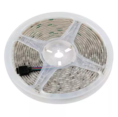 Lampa ΤΑΙΝΙΑ RGB 12V 350SMD LED ΕΥΚΑΜΠΤΗ ΜΕ ΑΥΤΟΚΟΛΛΗΤΗ ΤΑΙΝΙΑ 3M & ΦΙΣ 4 PIN 500cm L7364.6 