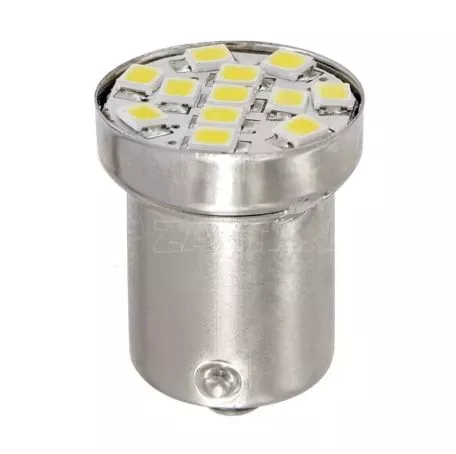 Lampa R5W BA15s 24/28V 120LM 12SMD LED x 1 CHIPS HYPER LED ΛΕΥΚΑ 20TEM. L9834.3 