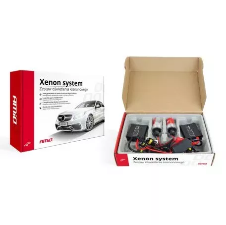 AMIO H4-3 6000K 12V BIXENON KIT XENON SLIM BALLAST 35W AMiO - 1 ΤΕΜ. 01943/AM 