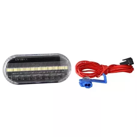 M-tech VW GOLF 3+4 /POLO 6N/9N/PASSAT 96>/T5/SHARAN 18LED (2χ9) SMD 2 ΧΡΗΣΕΩΝ ΠΛΑΙΝΑ ΦΛΑΣ ΦΤΕΡΟΥ ΔΙΑΦΑΝΑ CSM105/MT 