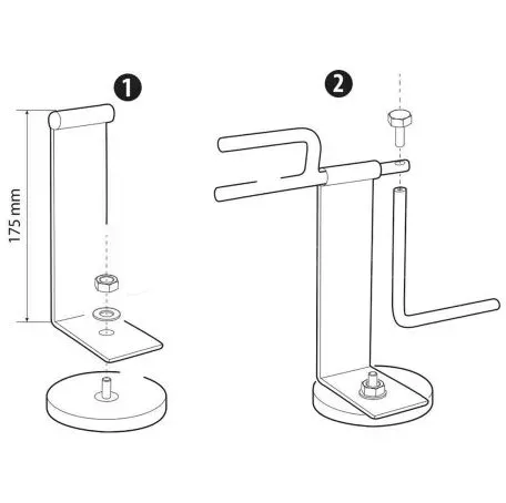 Lampa ΜΑΓΝΗΤΙΚΗ ΒΑΣΗ 88mm ΓΙΑ ΙΜΑΝΤΕΣ ΔΕΣΙΜΑΤΟΣ ΕΩΣ 15>20m ΜΕ ΜΑΝΙΒΕΛΑ LAMPA - 1 ΤΕΜ. L9851.1 