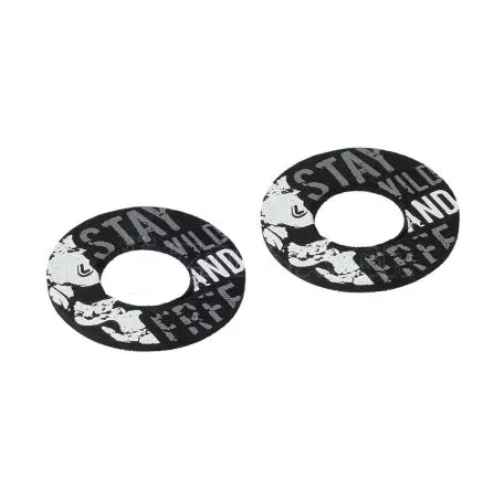 Lampa ΧΕΡΟΥΛΙΑ MOTO DONUT OFF-ROAD ΜΑΥΡΟ/ΓΚΡΙ 22MM & 25MM 12CM - 2 ΤΕΜ. 9057.0-LM 