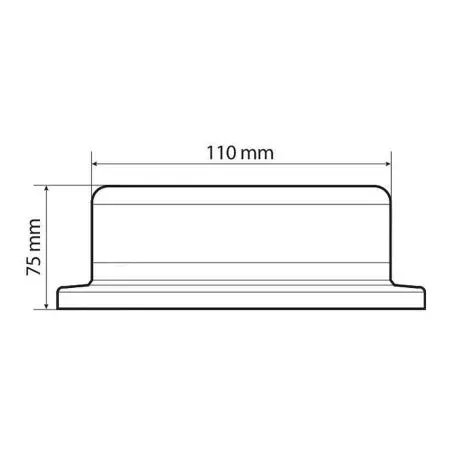 Lampa ΦΑΡΟΣ ΠΕΡΙΣΤΡΕΦΟΜΕΝΟΣ ΜΕ ΙΣΙΑ ΒΑΣΗ 8LED RL-14 9-32V 3 ΛΕΙΤΟΥΡΓΙΩΝ ΒΙΔΩΤΟΣ ΠΟΡΤΟΚΑΛΙ 110x75mm L7291.8 