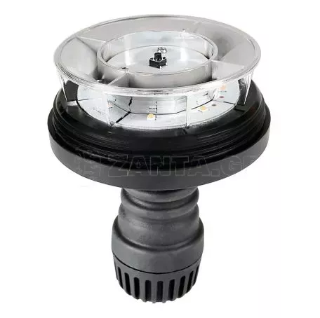 Lampa ΦΑΡΟΣ ΠΕΡΙΣΤΡΕΦΟΜΕΝΟΣ 8LED RL-15 9-32V 3 ΛΕΙΤΟΥΡΓΙΩΝ ΒΙΔΩΤΟΣ ΕΛΑΣΤΙΚΟΣ ΠΟΡΤΟΚΑΛΙ 145x105mm L7292.1 