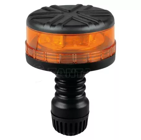 Lampa ΦΑΡΟΣ ΠΕΡΙΣΤΡΕΦΟΜΕΝΟΣ 8LED RL-15 9-32V 3 ΛΕΙΤΟΥΡΓΙΩΝ ΒΙΔΩΤΟΣ ΕΛΑΣΤΙΚΟΣ ΠΟΡΤΟΚΑΛΙ 145x105mm L7292.1 