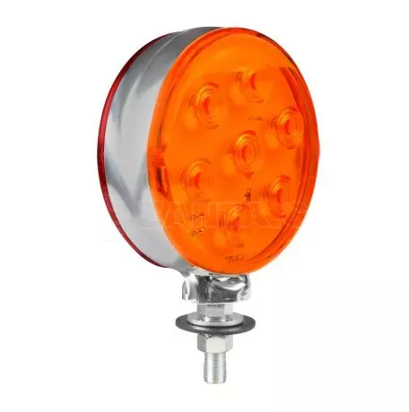 Lampa ΦΩΣ ΘΕΣΕΩΣ / ΒΟΗΘΗΤΙΚΟ ΦΩΣ ΦΟΡΤΗΓΟΥ 24V 14LED ΚΟΚΚΙΝΟ/ΠΟΡΤΟΚΑΛΙ 2ΧΡΗΣΕΩΝ LOKI-LED 105X115MM 1ΤΕΜ. L4146.0 