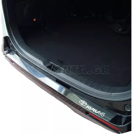 DIMERIS TRIM ΠΡΟΦΥΛΑΚΤΗΡΑ ΠΟΡΤ ΜΠΑΓΚΑΖ INOX ΓΙΑ TOYOTA RAV4 2019+ TRIM.RAV4 