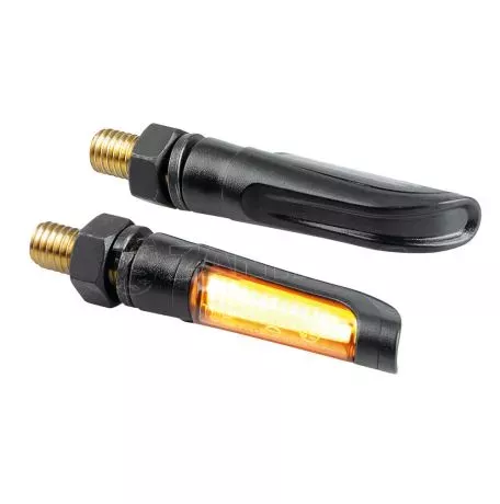 Lampa ΦΛΑΣ MOTO NAIL ΜΑΥΡΑ 12V COB LED M8 50x10mm  LAMPA  - 2 TEM. 9162.7-LM 