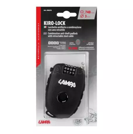 Lampa ΑΝΤΙΚΛΕΠΤΙΚΟ ΚΡΑΝΟΥΣ ΜΕ ΣΥΝΔΥΑΣΜΟ KIRO-LOCK 74cm/ 3mm LAMPA -1 TEM. 9067.6-LM 