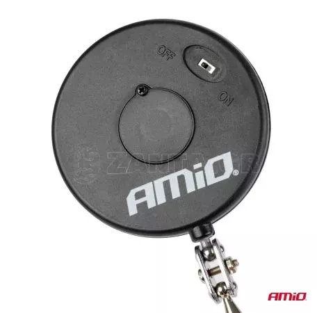 AMIO ΚΑΘΡΕΠΤΗΣ ΧΕΙΡΟΣ ΤΗΛΕΣΚΟΠΙΚΟΣ 50mm 28-87cm 360 ΜΟΙΡΕΣ ΜΕ ΦΩΣ LED AMIO - 1 ΤΕΜ. 02840/AM 