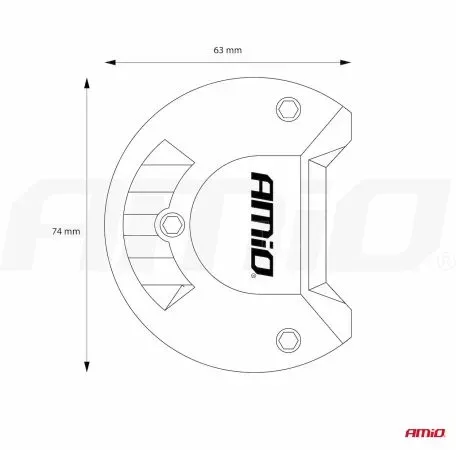 AMIO ΠΡΟΒΟΛΕΑΣ ΕΡΓΑΣΙΑΣ WORKING LAMP 120 SMD LED 9>36V 36.000lm 6.000>6.500K 450x74x63mm AWL27  AMIO - 1 ΤΕΜ. 02541/AM 