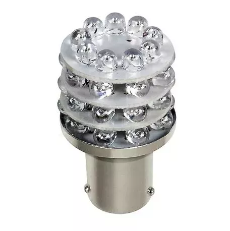 Lampa P21W 24V BA15s 20lm 36LED ΜΠΛΕ (ΜΟΝΟΠΟΛΙΚΟ) 1ΤΕΜ. ΣΕ BLISTER L9830.1 