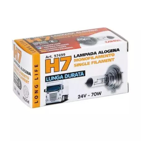 Lampa H7 24V 70W LONG-LIFE ΑΛΟΓΟΝΟΥ 1ΤΕΜ. (ΣΕ DISPLAY 10ΤΕΜ.) L9749.9 