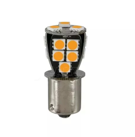 Lampa P21W 24/32V Ba15s 110lm 18xSMDx1CHIP LED CAN-BUS (ΦΟΥΝΤΟΥΚΙ) ΠΟΡΤΟΚΑΛΙ BLISTER​ LAMPA - 1 TEM. L5787.7 