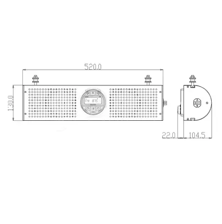 HASDA HASDA HA-903 ΑΔΙΑΒΡΟΧΗ ΜΠΑΡΑ ΗΧΟΥ 52cm - 1 ΤΕΜ HA-903/HSD 