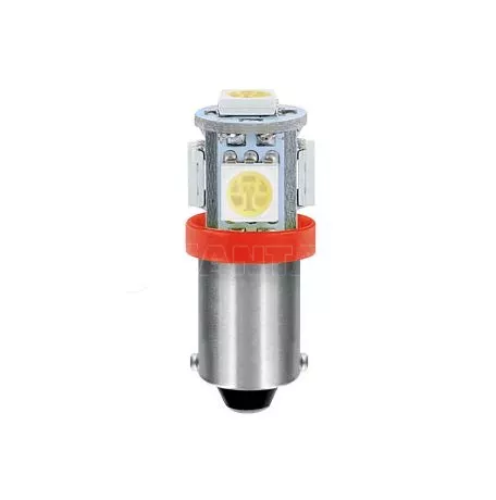 Lampa T4W BA9s 24/28V 5SMDx1CHIP LED 35lm ΚΟΚΚΙΝΟ ΚΟΥΤΙ LAMPA - 20 ΤΕΜ. L9756.9 