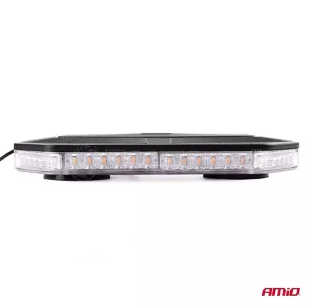 AMIO ΦΑΡΟΣ/ΜΠΑΡΑ 12>24V 48SMD LED ΠΟΡΤΟΚΑΛΙ ΜΕ ΦΙΣ ΑΝΑΠΤΗΡΑ & ΜΑΓΝΗΤΙΚΗ ΒΑΣΗ 293x171x46mm​ AMIO -1 ΤΕΜ. 02920/AM 