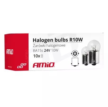 AMIO R10W 24V 10W BA15s (ΦΟΥΝΤΟΥΚΙ) ΑΛΟΓΟΝΟΥ AMIO - 10 ΤΕΜ. 01004/AM 