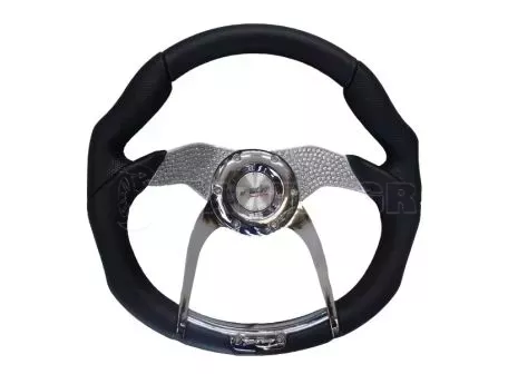 Simoni Racing ΤΙΜΟΝΙ TORQUE ΜΑΥΡΟ ME STRASS 350mm  SRT0350/P-S 