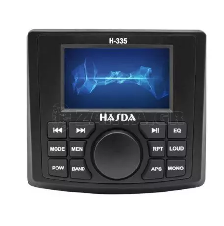HASDA HASDA MP3 PLAYER H-335  4x40W ΜΕ ΡΑΔΙΟΦΩΝΟ/USB/BLUETOOTH (ΑΔΙΑΒΡΟΧΟ/ΣΤΡΟΓΓΥΛΟ/ΜΑΥΡΟ) H-335/HSD 
