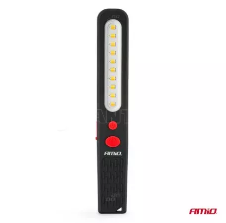 AMIO ΦΑΚΟΣ ΕΡΓΑΣΙΑΣ ΧΕΙΡΟΣ ΜΕ ΜΑΓΝΗΤΗ MICRO USB SMD LED 1200mAh 37x16x241mm  - 1 ΤΕΜ. 02819/AM 