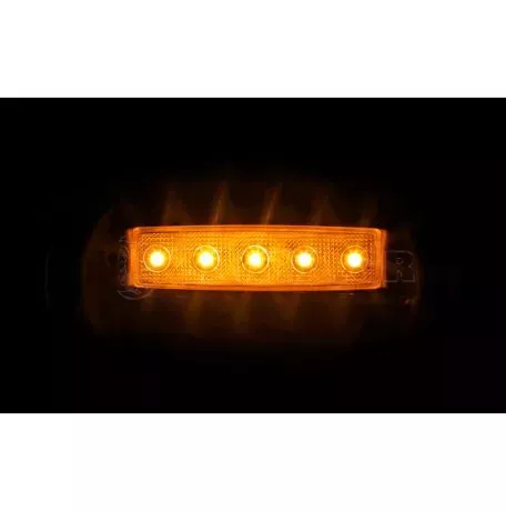 Lampa ΦΩΣ ΟΓΚΟΥ 12/24V 5xSMD LED ΠΟΡΤΟΚΑΛΙ 96x20mm ΜΕ ΕΓΚΡΙΣΗ ΤΥΠΟΥ R7/R10  LAMPA - 1 TEM. L9703.2 